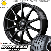 新品 スズキ スイフトスポーツ 215/35R18 DUNLOP ディレッツァ DZ102 スタッグ 18インチ 7.0J +48 5/114.3 サマータイヤ ホイール 4本SET_画像1