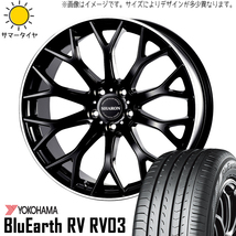 新品 ヴォクシー ステップワゴン 215/45R18 Y/H RV RV03 ヴェネルディ シャロン 18インチ 8.0J +42 5/114.3 サマータイヤ ホイール 4本SET_画像1