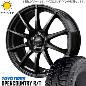 新品 スバル XV フォレスター 215/70R16 TOYO オープンカントリー R/T 16インチ 6.5J +48 5/100 サマータイヤ ホイール 4本SET