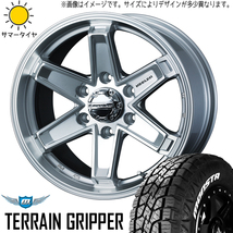 新品 FJ プラド ハイラックス 285/60R18 18インチ モンスタ テレーングリッパー キーラー 8.0J +25 6/139.7 サマータイヤ ホイール 4本SET_画像1