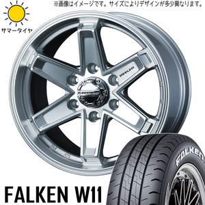 新品 アルファード 215/65R16 16インチ ファルケン W11 キーラー タクティクス 7.0J +38 5/114.3 サマータイヤ ホイール 4本SET