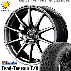 新品 CR-V レガシィ BS9 225/60R18 BFグッドリッチ T/A スタッグ 18インチ 7.0J +53 5/114.3 サマータイヤ ホイール 4本SET