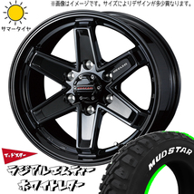 新品 ハイエース 215/70R16 16インチ MUDSTAR ラジアル M/T キーラー タクティクス 6.5J +38 6/139.7 サマータイヤ ホイール 4本SET_画像1