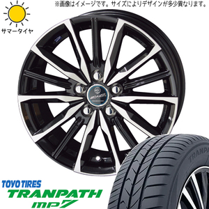 新品 レガシィ 205/60R16 TOYO トランパス MP7 スマック ヴァルキリー 16インチ 6.5J +47 5/100 サマータイヤ ホイール 4本SET