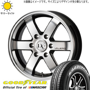 新品 ハイエース 215/65R16 109/107 GY ナスカー ディアボレット ヴァレリ 16インチ 6.5J +38 6/139.7 サマータイヤ ホイール 4本SET