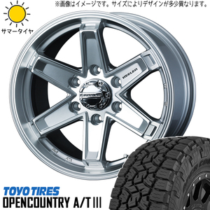 新品 ハイエース 215/70R16 16インチ TOYO OPENCOUNTRY A/T3 キーラー タクティクス 6.5J +38 6/139.7 サマータイヤ ホイール 4本SET