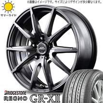 新品 サクシード bB スイフト 185/55R15 ブリヂストン レグノ GR-X2 SLS 15インチ 5.5J +43 4/100 サマータイヤ ホイール 4本SET_画像1