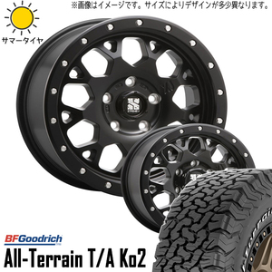 新品 ハイラックスサーフ 265/70R16 16インチ BFGoodrich オールテレーン T/A KO2 XJ04 8.0J +18 6/139.7 サマータイヤ ホイール 4本SET