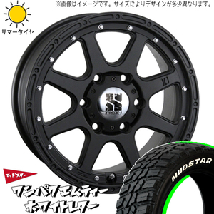 新品 パジェロミニ キックス 185/85R16 16インチ MUDSTAR ワンパク M/T エクストリームJ 7.0J +35 5/114.3 サマータイヤ ホイール 4本SET