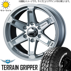 新品 FJクルーザー GSJ15W 265/75R16 16インチ モンスタ キーラー タクティクス 7.0J +5 6/139.7 サマータイヤ ホイール 4本SET