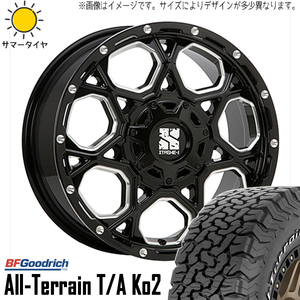 新品 RAV4 デリカ 245/65R17 17インチ BFグッドリッチ オールテレーン T/A KO2 XJ XJ06 7.0J +42 5/114.3 サマータイヤ ホイール 4本SET