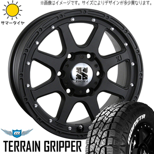 新品 FJ プラド ハイラックス 285/60R18 18インチ モンスタ テレーングリッパー XJ 8.0J +20 6/139.7 サマータイヤ ホイール 4本SET