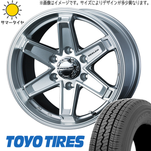 新品 ハイエース 195/80R15 15インチ 107/105 TOYO V02E キーラー タクティクス 6.0J +33 6/139.7 サマータイヤ ホイール 4本SET