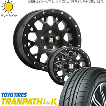 新品 NBOX タント スペーシア 165/55R15 15インチ TOYO Lu2 MLJ エクストリームJ XJ04 4.5J +45 4/100 サマータイヤ ホイール 4本SET_画像1