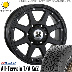 新品 サーフ プラド パジェロ 265/65R17 17インチ BFGoodrich オールテレーン T/A KO2 XJ 7.5J +25 6/139.7 サマータイヤ ホイール 4本SET