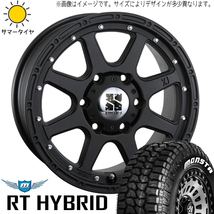 新品 FJクルーザー GSJ15W 265/70R17 17インチ モンスタ テレーングリッパー XJ 7.5J +25 6/139.7 サマータイヤ ホイール 4本SET_画像1