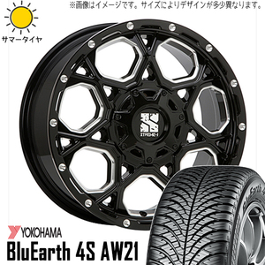 新品 ヴォクシー 215/45R17 17インチ Y/H 4S AW21 エクストリームJ XJ06 7.0J +50 5/114.3 オールシーズンタイヤ ホイール 4本SET