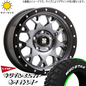 新品 ハイエース 215/65R16 16インチ 109/107 MUDSTAR M/T エクストリームJ XJ04 6.5J +38 6/139.7 サマータイヤ ホイール 4本SET