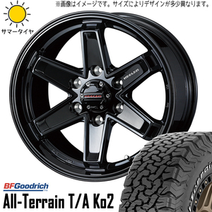 新品 ハイラックスサーフ 265/70R16 16インチ BFGoodrich T/A KO2 キーラー 7.0J +5 6/139.7 サマータイヤ ホイール 4本SET