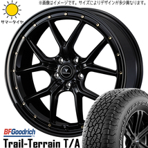 新品 アウトランダー デリカ 225/55R18 BFGoodrich トレイルテレーン T/A S1 18インチ 8.0J +42 5/114.3 サマータイヤ ホイール 4本SET_画像1