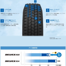 新品 NV200 デリカD3 165/80R14 97/95N 14インチ TOYO デルベックス 935 MLJ XTREME-J RUGGED スタッドレス タイヤ ホイール セット 4本_画像5