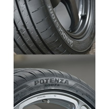 新品 クラウン ジューク オデッセイ CX-3 BS POTENZA S007A 225/40R19 19インチ レオニス 8.0J +45 5/114.3 サマータイヤ ホイール 4本SET_画像10