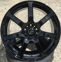 新品 インプレッサ XV フォレスター Y/H ADVANスポーツ V105 225/50R18 18インチ レオニス 7.0J +48 5/100 サマータイヤ ホイール 4本SET_画像3