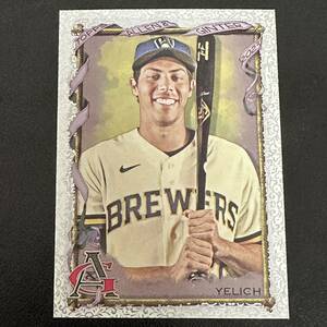 2023 Topps Allen & Ginter CHRISTIAN YELICH Brewers #10 Silver Foil Filigree SSP クリスチャン・イエリッチ