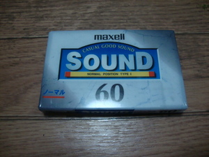 ★ 新品 maxell カセットテープ SD-60D NATURAL SOUND 60 ノーマルポジション ★