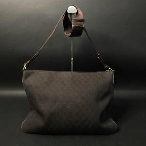 FG0904-34-3 GUCCI グッチ GGスプリーム ショルダーバッグ ワンショルダー ブラウン 茶 190628 200047 47x34x3.5cm 100サイズ