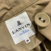 ランバンオンブルー LANVIN en Bleu トレンチコート_画像4