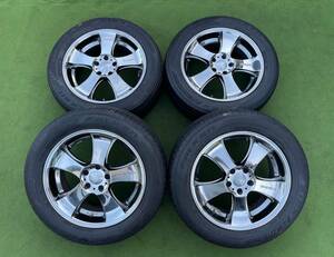 ◆ 希少！ニスモ　NISMO　LM X5 　メッキ◆18x7.5J+35/PCD:114.3/5穴◆4本セット　 FALKEN・235/55R18　E51 エルグランド等