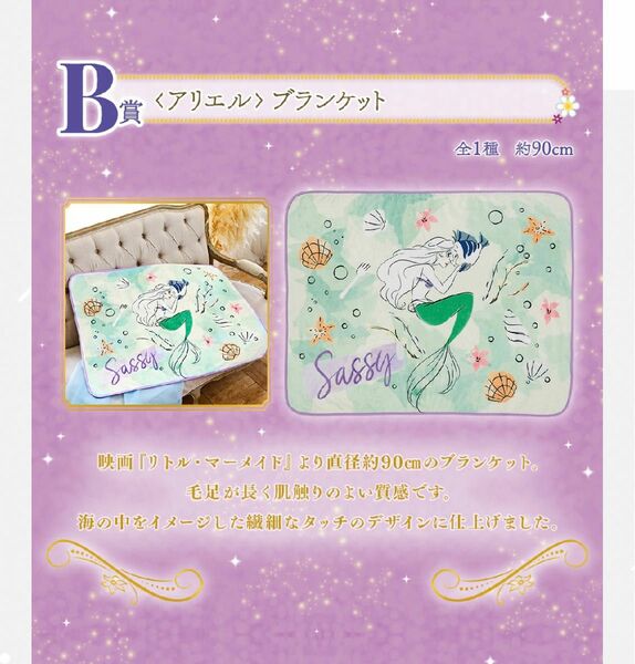 一番くじ　ディズニー　プリンセス　B賞　