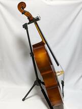 ジャンク扱い　Kawai Cello　サイズ4/4　Made in Czech　チェコ製　KVC-16B? KVC-168?　カワイ楽器　チェロ　弓　弦楽器　オーケストラ_画像3