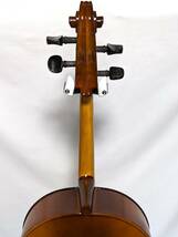 ジャンク扱い　Kawai Cello　サイズ4/4　Made in Czech　チェコ製　KVC-16B? KVC-168?　カワイ楽器　チェロ　弓　弦楽器　オーケストラ_画像7