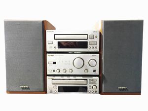 ジャンク ONKYO オンキョー システムコンポ C-705X A-905X CDR-205X D-062AX コンポ AUDIO CD RECORDER オーディオレコーダー スピーカー