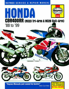 Honda Honda CBR400RR NC23 NC29 service book maintenance repair service manual repair repair repair restore ^.