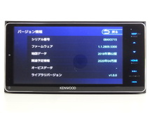 NV0086【2019年製】☆ KENWOOD MDV-M906HDW ☆ 彩速ナビ 地上デジタルTVチューナー/ Bluetooth内蔵DVD/USB/SD AVナビゲーションシステム_画像3