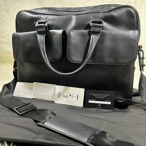 極美品dunhill ダンヒル ビジネスバッグ ブリーフケース フルグラインレザー 牛革 L3M481A AVORITIES LEATHER2.0 アボリティーズ 2WAY