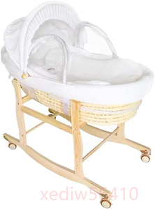  baby корзина для малышей Koo вентилятор колыбель кровать futon имеется из дерева детская люлька подставка имеется натуральный младенец 