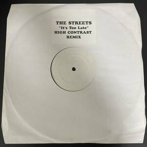 The Streets - It's Too Late (High Contrast Remix) / LATE 01 ドラムンベース,ドラムン,Drum&Bass,Drum'n'Bass,Jungle,レコード