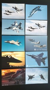  aviation self .. postcard JASDF 10 pieces set set sale 