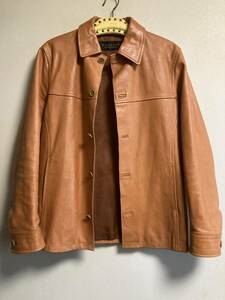 Radmess ラッドメス MEN'S BIGI カウレザー COW LEATHER 牛革 レザージャケット キャメル ハーフコート 革ジャン