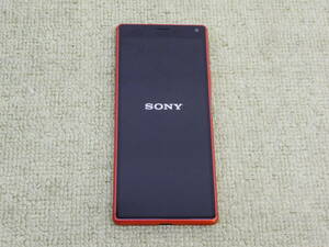 180-J46) 中古品 SONY Xperia 8 902SO オレンジ 制限〇 SIMロックあり 動作OK android スマホ