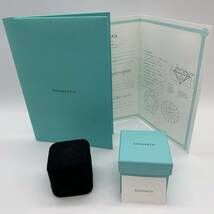 【美品】TIFFANY＆Co ティファニー ソリティアリング Pt950 プラチナ 1P ダイヤ0.33ct 総重量約4.4g 約11.5号 指輪 ブランドアクセサリー_画像8