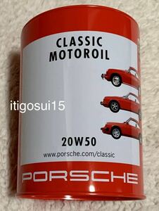 ★【未使用】ポルシェ PORSCHE★貯金箱 356 ナロー 911 930 クラシック オイル缶デザイン 小物入れ ペンスタンド★ノベルティ