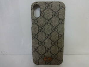 DOT15-3 used Gucci iPhoneX XS case GG pattern 