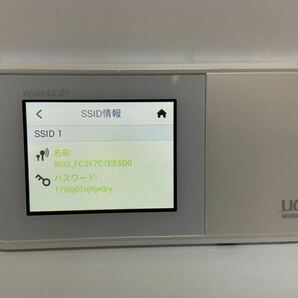 UQ WiMAX2+ SPEED ポケットWi-Fi ルーター W03 HWD34MWU 中古 現状の画像3