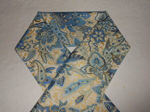  tree cotton. neckpiece,peru car manner Tang .,E, unbleached cloth . blue 