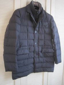 クローゼット整理！HERNO 95%down goose・5%feather 取外し可能部分ライナー付き 2WAY MEN'S DOWN COAT 50 used